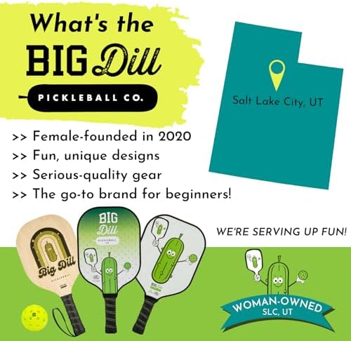 Big Dill Pickleball Backpack for Pickleball Enthusiasts | Large Pickleball Bag with Shoe Compartment for 8+ Paddles & Ac