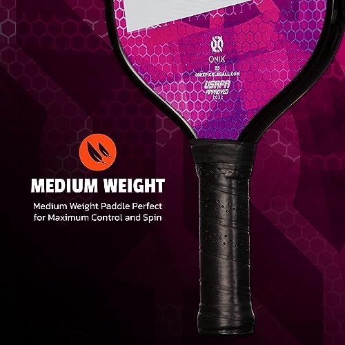 Onix Graphite MOD Z5 Carbon Fiber Pickleball Paddles for BeginnersComfortable Cushioned Grip 16x38 Inches