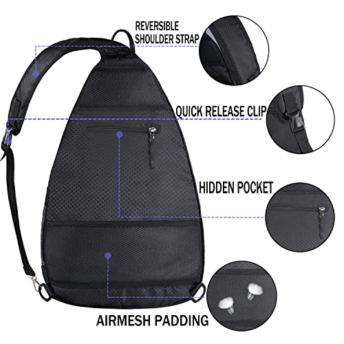 Pickleball Bag for Men Women - Travel Pickleball Paddle Case - Provable Pickleball Sling Bag - Image 3