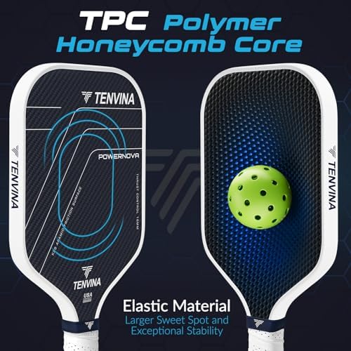 TENVINA USAAPA Approved Pickleball Paddles, Multi-Layer T700SC Carbon Fiber, 4 Types of Thicknesses and Shapes, Strong P - Image 24