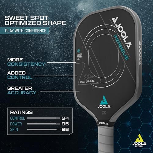 JOOLA Professional Pickleball Paddles for Power and Feel - USAP Approved - Well Balanced with Pop and Control - Select P