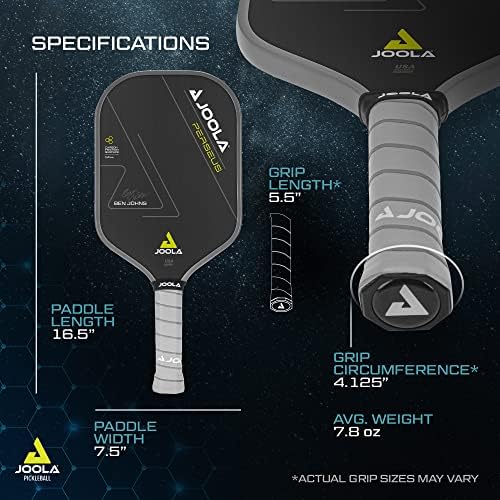 JOOLA Professional Pickleball Paddles for Power and Feel - USAP Approved - Well Balanced with Pop and Control - Select P