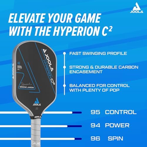 JOOLA Professional Pickleball Paddles - Charged Surface Technology for Power & Feel - USAP Approved - Fully Encased Carb