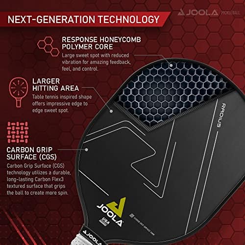 JOOLA Pickleball Paddles - Professional Texture Carbon Grip for Serious Players - Sweet Spot Technology | JOOLA Pickleb