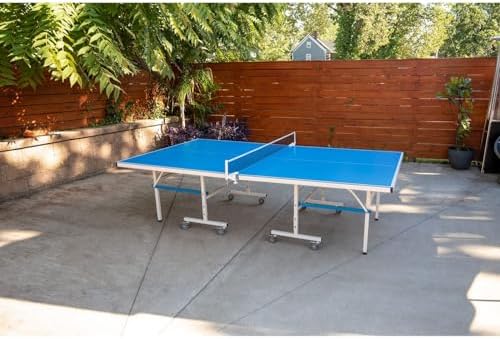 Stiga XTR Professional Outdoor Table Tennis Table - All Weather Aluminum Waterproof - Outdoor & Indoor - Easy Assembly -