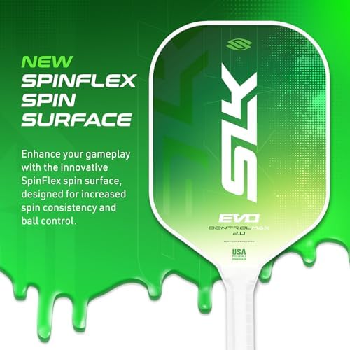 Selkirk Sport SLK Evo Pickleball Paddles for Power and Control Enthusiasts | Selkirk Sport SLK Evo Hybrid Pickleball Pa