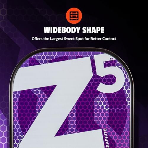Onix Graphite MOD Z5 Carbon Fiber Pickleball Paddles for BeginnersComfortable Cushioned Grip 16x38 Inches
