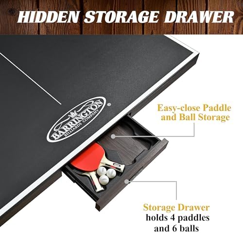 Barrington Multiple Style Ping Pong Tables Metal Nets Family Game Rooms Fun Game Set