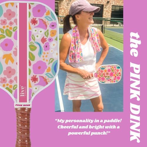 Premium Pickleball Paddle Racket - Durable Fiberglass - Women - Court Achievements - Sweatproof Grip - Free Cover - Uni