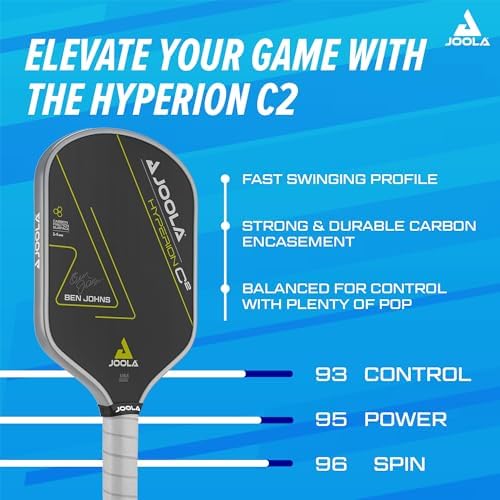 JOOLA Professional Pickleball Paddles for Power and Feel - USAP Approved - Well Balanced with Pop and Control - Select P