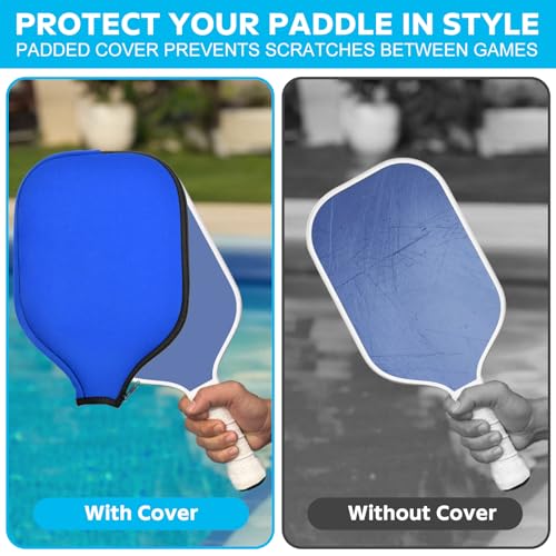 Pickleball Paddle CoversUniversal Case Size - Durable Neoprene Storage Bag for Pickleball Paddles (Black)
Pickleball P - Image 5