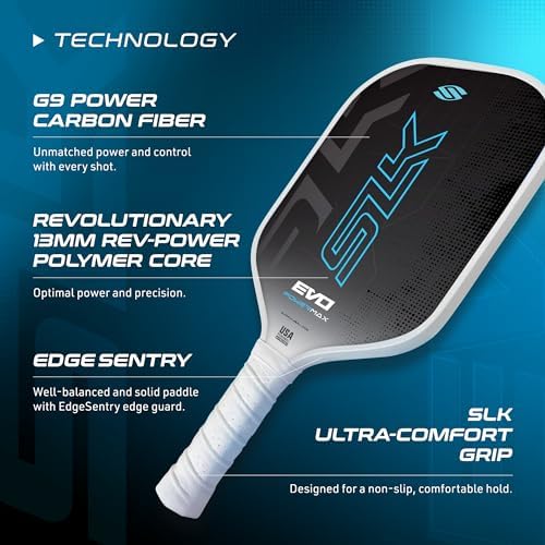 Selkirk Sport SLK Evo Pickleball Paddles for Power and Control Enthusiasts | Selkirk Sport SLK Evo Hybrid Pickleball Pa