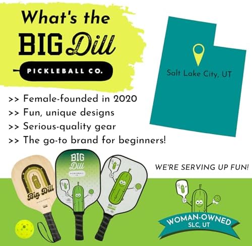 Big Dill Pickleball Backpack for Pickleball Enthusiasts | Large Pickleball Bag with Shoe Compartment for 8+ Paddles & Ac