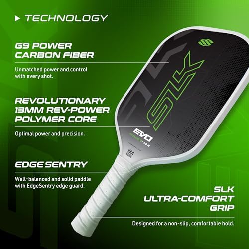 Selkirk Sport SLK Evo Pickleball Paddles for Power and Control Enthusiasts | Selkirk Sport SLK Evo Hybrid Pickleball Pa