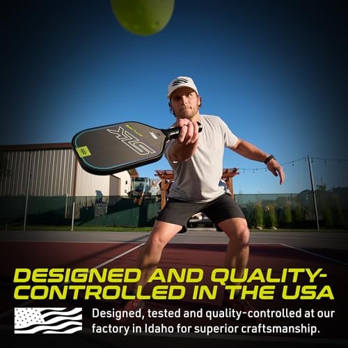 SLK Omega & Atlas Pickleball Paddles | Dual Carbon & Raw Carbon Fiber Face | Powerful Spin & Control for Pickleball Enth