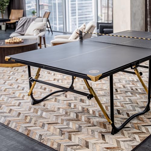 Gold Star & Volt Ping Pong Table - Regulation Size - Suitable for Families - Portable and Easy to Assemble - Sturdy 15mm - Image 3