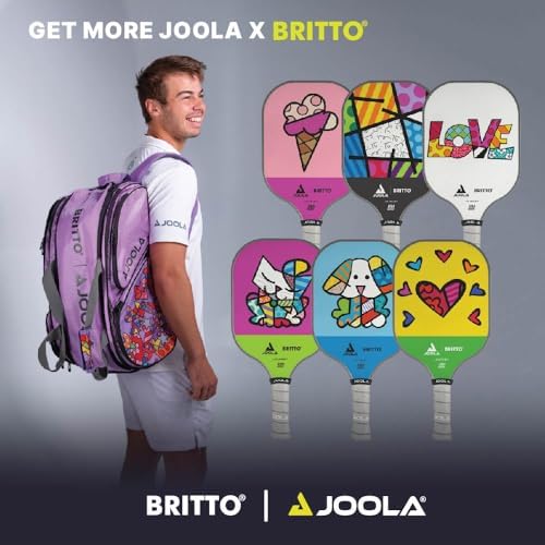 JOOLA Durable & Beginner-Friendly Pickleball Paddle - USAP Approved, Reinforced Fiberglass Surface & Honeycomb Polypropy