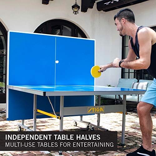 Stiga XTR Professional Outdoor Table Tennis Table - All Weather Aluminum Waterproof - Outdoor & Indoor - Easy Assembly -