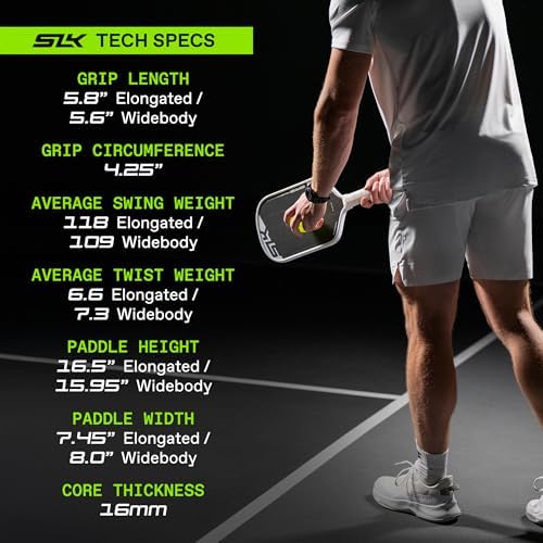 Selkirk Sport SLK ERA Power Pickleball Paddle | Carbon Fiber & Fiberglass Hybrid Face | Professional Pickleball Paddle f