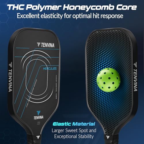 TENVINA USAAPA Approved Pickleball Paddles, Multi-Layer T700SC Carbon Fiber, 4 Types of Thicknesses and Shapes, Strong P - Image 3