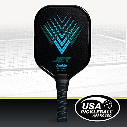 Franklin Sports Pickleball Paddle - Titus + Jet Aluminum Plated USA Pickleball (USAPA) Approved Paddle - Best Pickleball