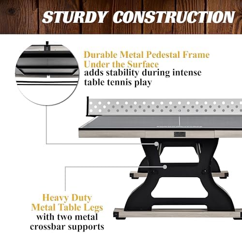 Barrington Multiple Style Ping Pong Tables Metal Nets Family Game Rooms Fun Game Set