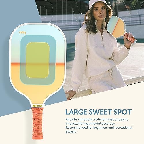 USAPA Approved Graphite/Fiberglass Pickleball Racket Set for Men and Women Beginners