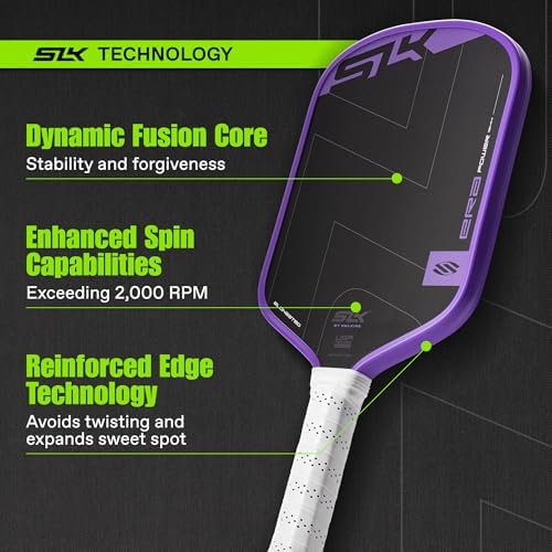 Selkirk Sport SLK ERA Power Pickleball Paddle | Carbon Fiber & Fiberglass Hybrid Face | Professional Pickleball Paddle f