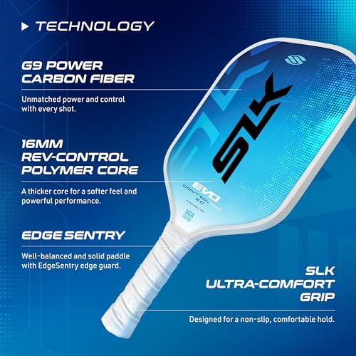 Selkirk Sport SLK Evo Pickleball Paddles for Power and Control Enthusiasts | Selkirk Sport SLK Evo Hybrid Pickleball Pa