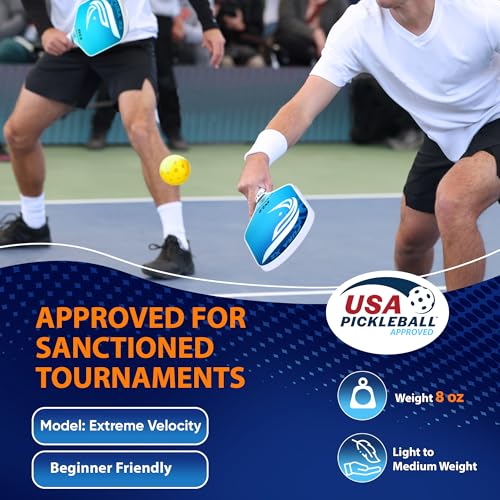 FURA Lightweight Graphite Pickleball Rackets Set of 2 USAPA Approved for Pickleball Enthusiasts - Superior Spin & Contro - Image 3