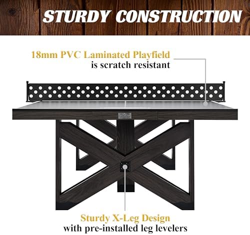 Barrington Multiple Style Ping Pong Tables Metal Nets Family Game Rooms Fun Game Set