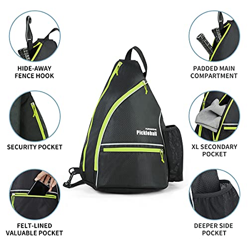 Mangrove Men's & Women's Pickleball Backpack: Adjustable Sling Bag with Fence Hook, Large Capacity, Safety Pocket - Image 3
