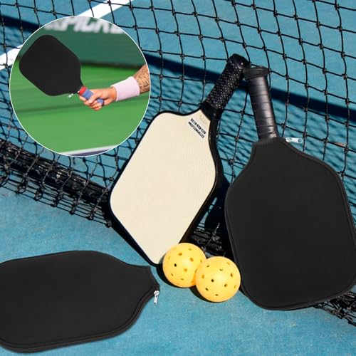 Universal Pickleball Paddle Covers for Storage and Protection - Compatible with Most USAPA Standard and Elongated Paddl - Image 2