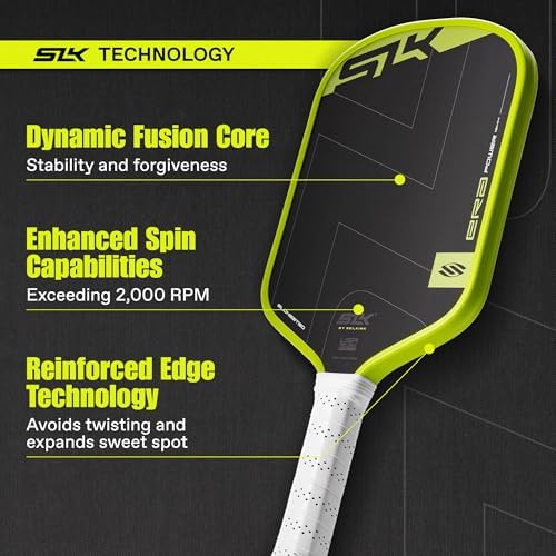 Selkirk Sport SLK ERA Power Pickleball Paddle | Carbon Fiber & Fiberglass Hybrid Face | Professional Pickleball Paddle f
