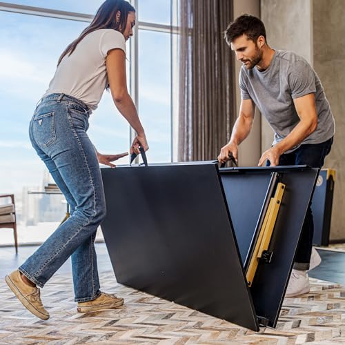 Gold Star & Volt Ping Pong Table - Regulation Size - Suitable for Families - Portable and Easy to Assemble - Sturdy 15mm - Image 6