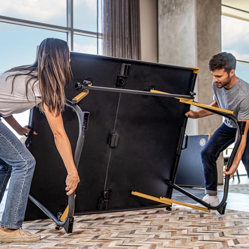 Gold Star & Volt Ping Pong Table - Regulation Size - Suitable for Families - Portable and Easy to Assemble - Sturdy 15mm - Image 4