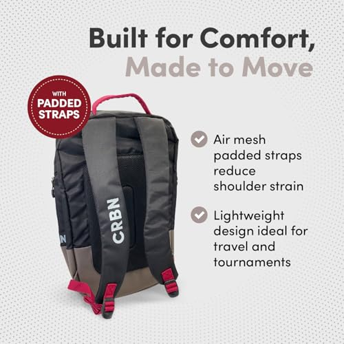 CRBN Pro Team Pickleball Bag - Padded Compartment with Space for 3 Paddles, Shoes & More - Ideal for Serious Pickleball - Image 4