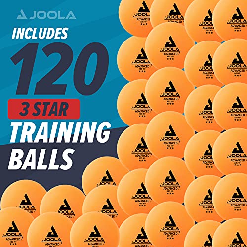 JOOLA Training 3 Star Table Tennis Balls - Regulation 40+mm Ping Pong Balls for Competition and Recreational Play - 120 - Image 2