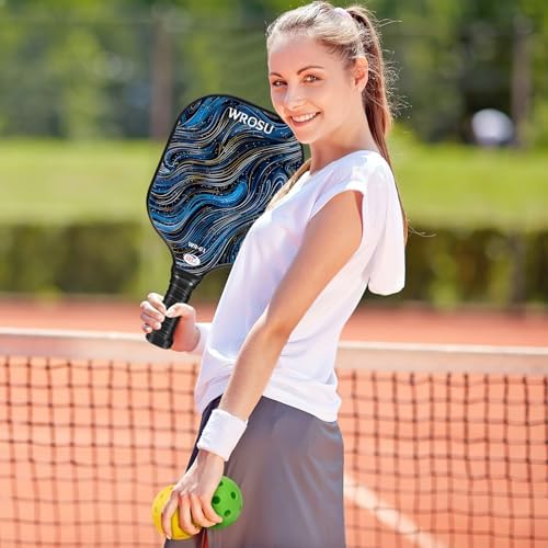 USAPA Approved Carbon Fiber T300 Pickleball Racquet Set for Men, Women, & Kids Light Weight Bag Included