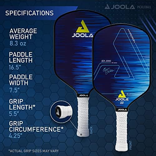 JOOLA Ben Johns Hyperion Pickleball Paddle - USAP Approved - Increased Power and Spin | JOOLA Ben Johns Hyperion Pickle