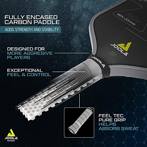 JOOLA Professional Pickleball Paddles for Power and Feel - USAP Approved - Well Balanced with Pop and Control - Select P