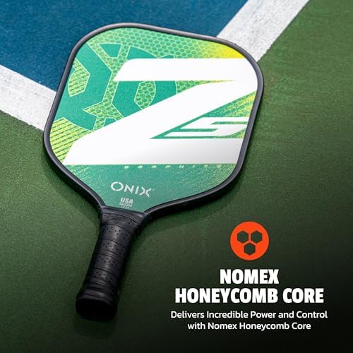 Onix Graphite MOD Z5 Carbon Fiber Pickleball Paddles for BeginnersComfortable Cushioned Grip 16x38 Inches