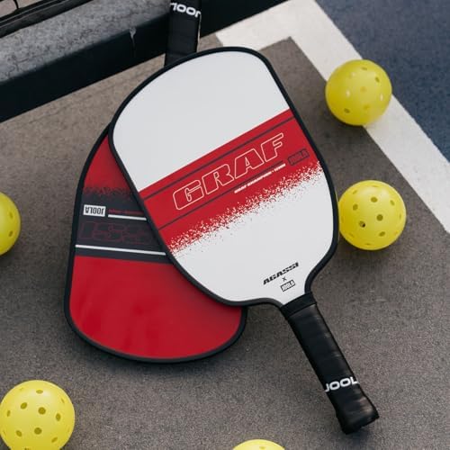 JOOLA Agassi PRO IV Carbon Fiber Pickleball Paddle for UPA-A Certified Players | JOOLA Agassi PRO IV Pickleball Paddle