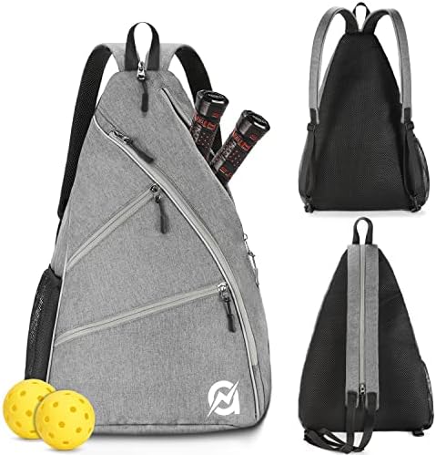 A11N Sports Pickleball Bag - Reversible Crossbody Sling Bag/Backpack for All-Season Fitness Activities