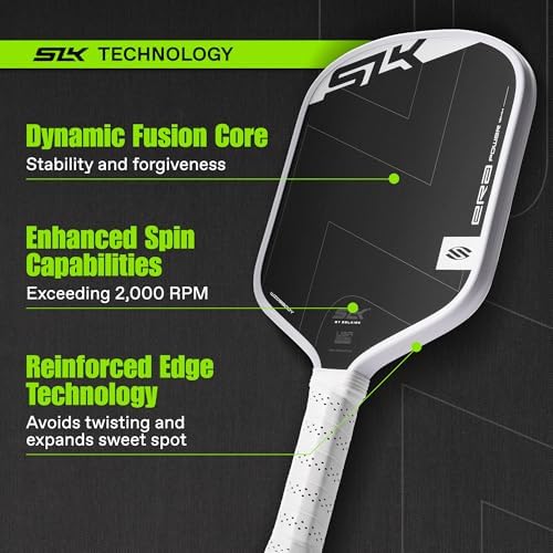 Selkirk Sport SLK ERA Power Pickleball Paddle | Carbon Fiber & Fiberglass Hybrid Face | Professional Pickleball Paddle f