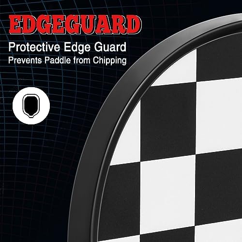 Dulce Dom Pickleball Paddles Set of 4 - USAPA Approved, Fiberglass/Carbon Fiber Pickleball Rackets, Perfect for Beginner