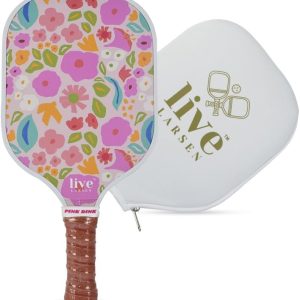 Premium Pickleball Paddle Racket - Durable Fiberglass - Women - Court Achievements - Sweatproof Grip - Free Cover - Uni