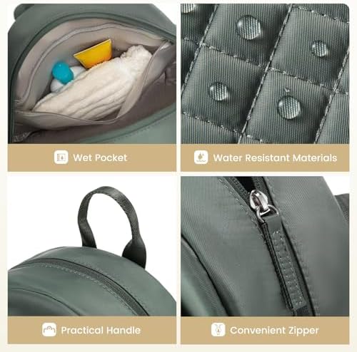 Sucipi Lightweight Pickleball Bags for Women Stylish Quilted Pickleball Paddle Sling Bag Backpack Sucipi Women Lightweig