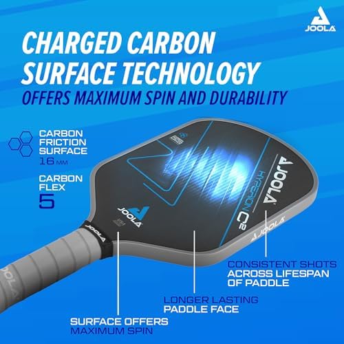 JOOLA Professional Pickleball Paddles - Charged Surface Technology for Power & Feel - USAP Approved - Fully Encased Carb