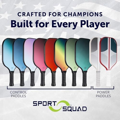 Pickleball Paddles Set of 2 and Single - Lightweight, Durable & High-Performance Playability - USA Team-Developed Racket